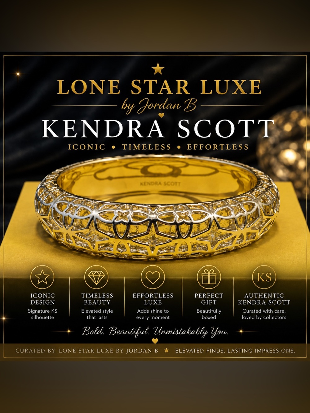 Kendra Scott Hagan Filigree Bangle Bracelet